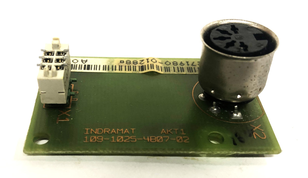 Indramat AKT1 Circuit Board 109-1025-4A07-02/109-1025-4B07-02 USED