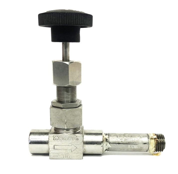 Whitey 5000PSI WOG Needle Valve With Fitting SS-31RF4 USED