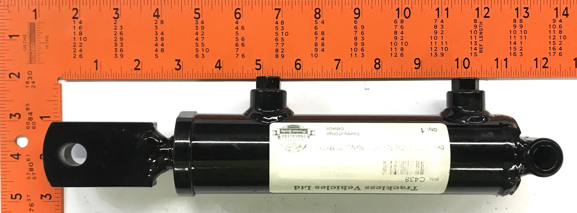 Trackless Hydraulic Cylinder Without Ring Ports C438 NOS