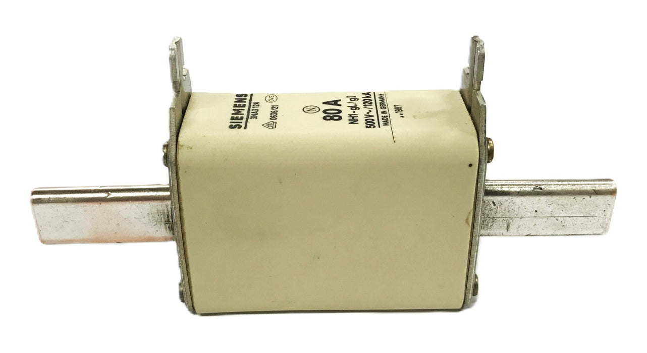 Siemens 80A Fuse Block 3NA3-124 [Lot of 2] NOS