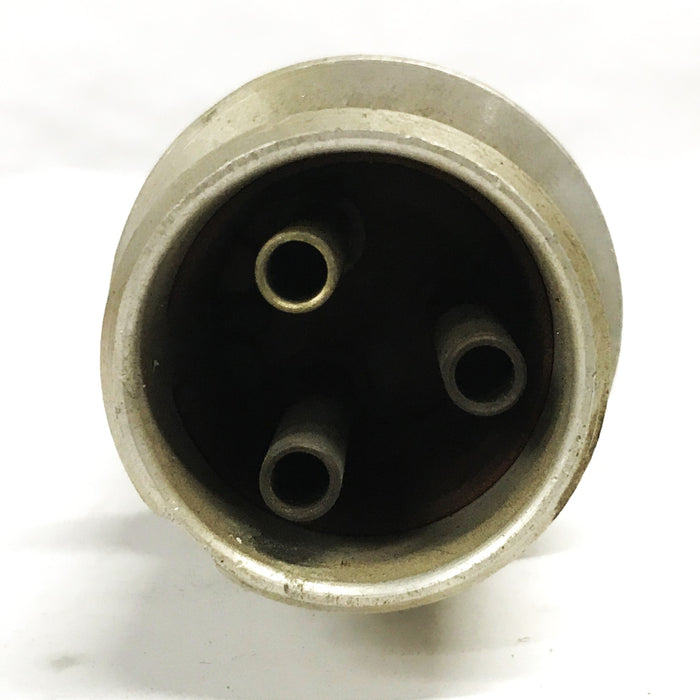 Crouse-Hinds 2-Wire 3-Plug 20A 280V Cast Aluminum Plug DFP-5161 [Lot of 2] USED