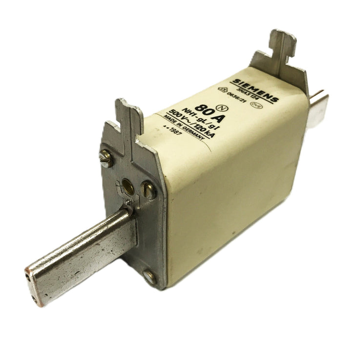 Siemens 80A Fuse Block 3NA3-124 [Lot of 2] NOS