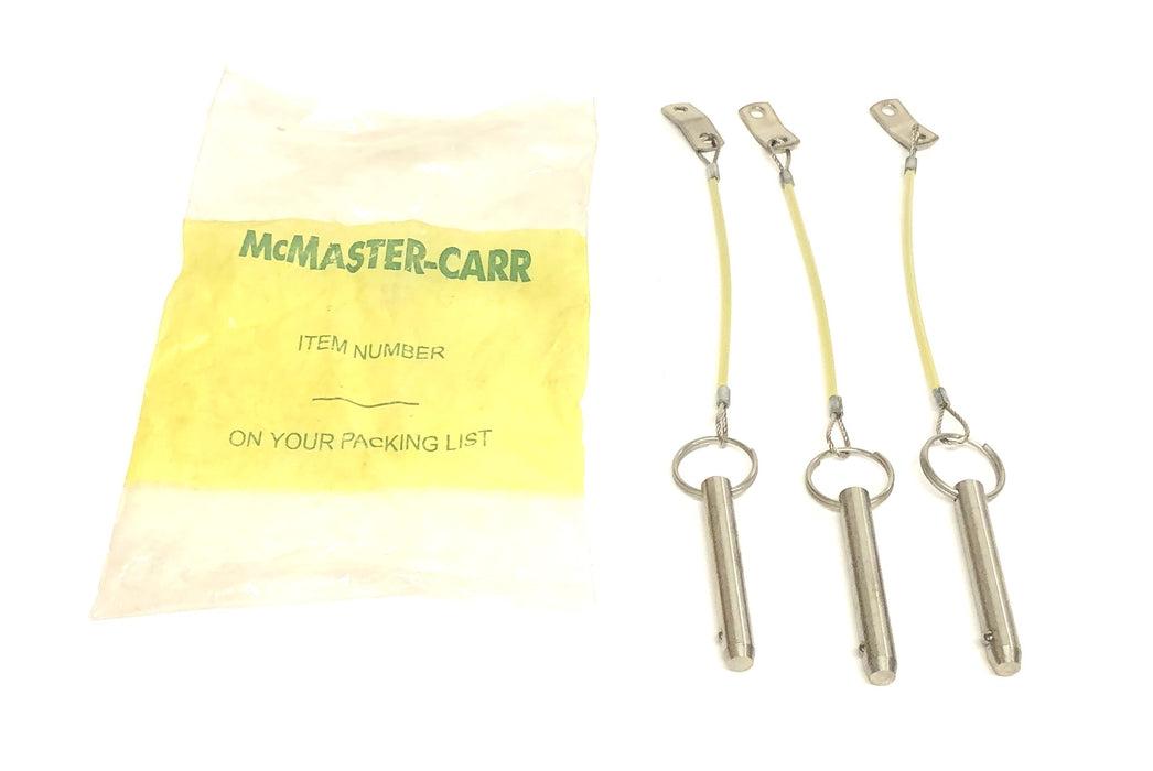 McMaster-Carr Quick Release Pin 2.74X0.37 Inch [Lot of 3] NOS