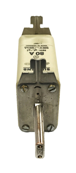 Siemens 80A Fuse Block 3NA3-124 [Lot of 2] NOS