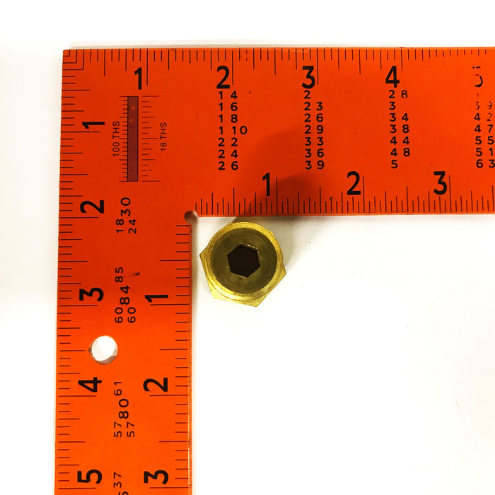 Unbranded Brass 3/8 Push-in x 1/2 NPT Male Hose Fitting 20062 [Lot of 5] NOS
