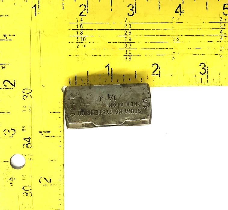 Spraying Systems Auto Pneumatic Accessory Atom 1/4-J USED