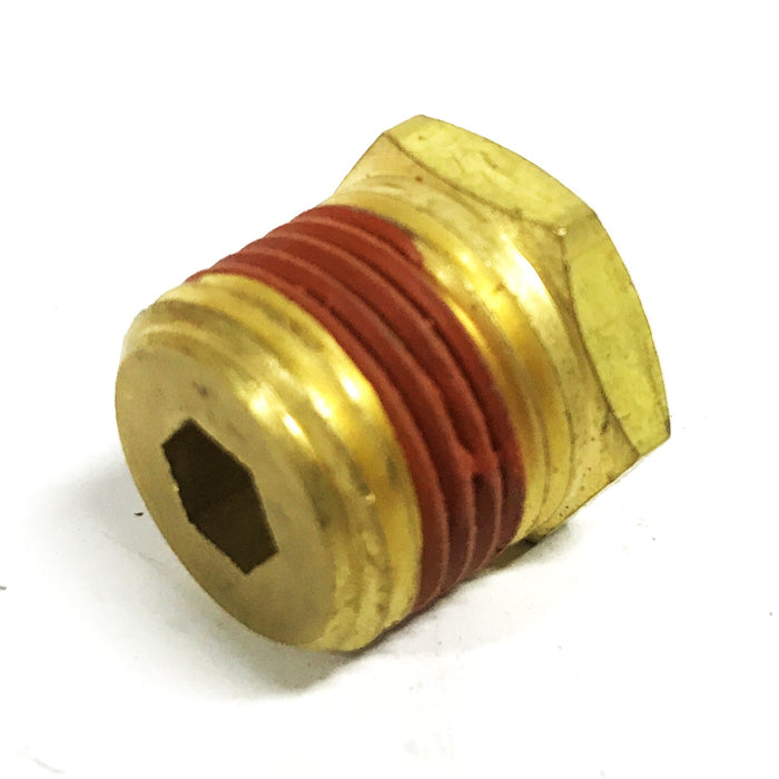 Unbranded Brass 3/8 Push-in x 1/2 NPT Male Hose Fitting 20062 [Lot of 5] NOS