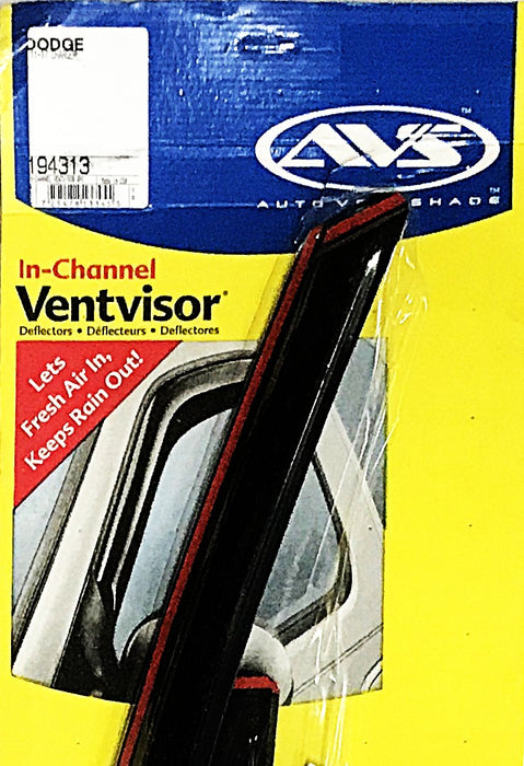 AVS Ventvisor Side Window Deflectors for Dodge Charger 94313 [Lot of 2] NOS