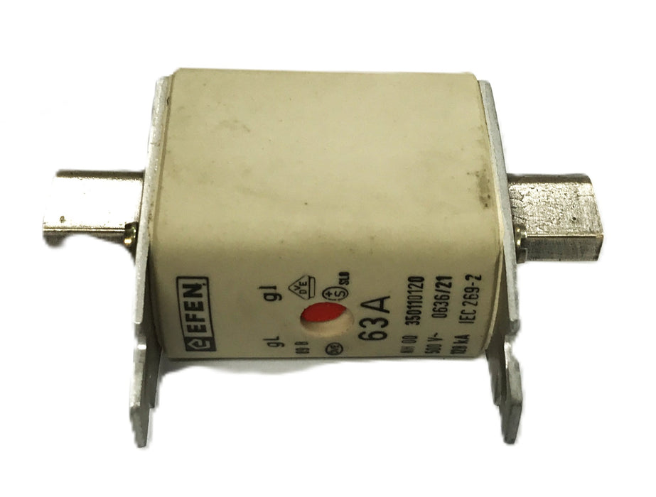Efen 63A Twin Indicator Fuse 350110120 [Lot of 2] NOS