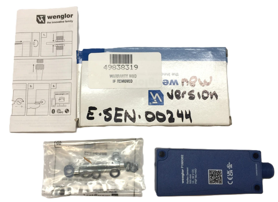 Wenglor Reflex Sensor with Background Suppression P1NH302 NOS