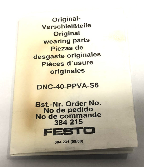 Festo Cylinder Repair Kit DNC-40-...-PPV-(A)-M3 (384215) NOS