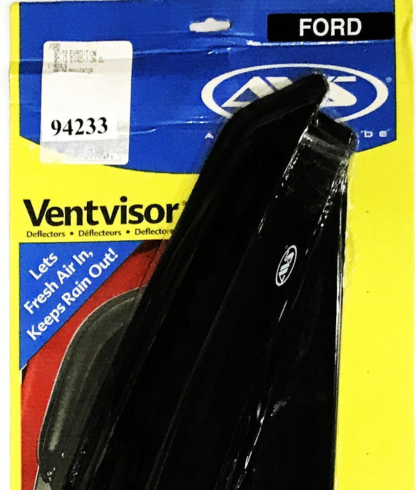 AVS 4-Piece Ventvisor Side Window Deflectors for Ford Expedition 94233 NOS