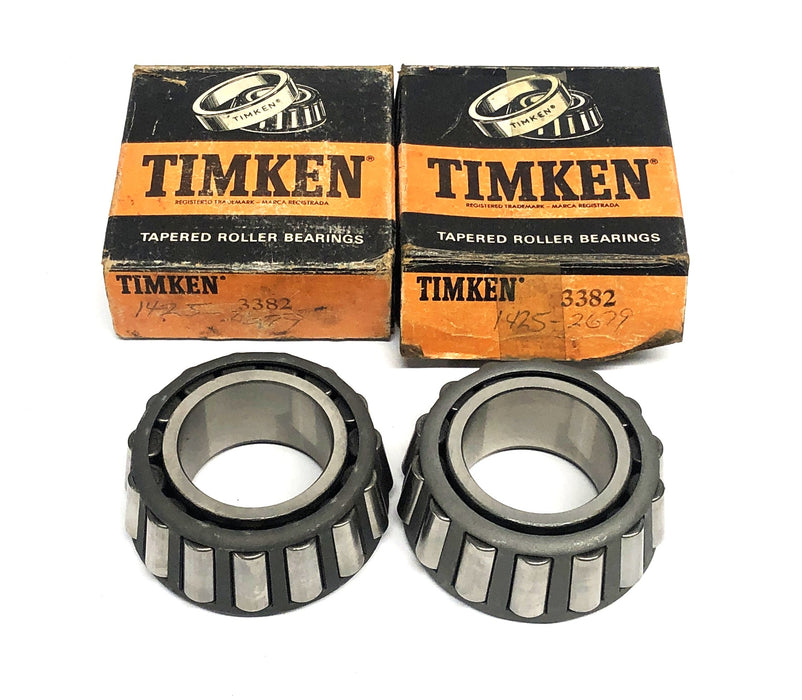 Timken Tapered Roller Bearing Cone 3382 [Lot of 2] NOS