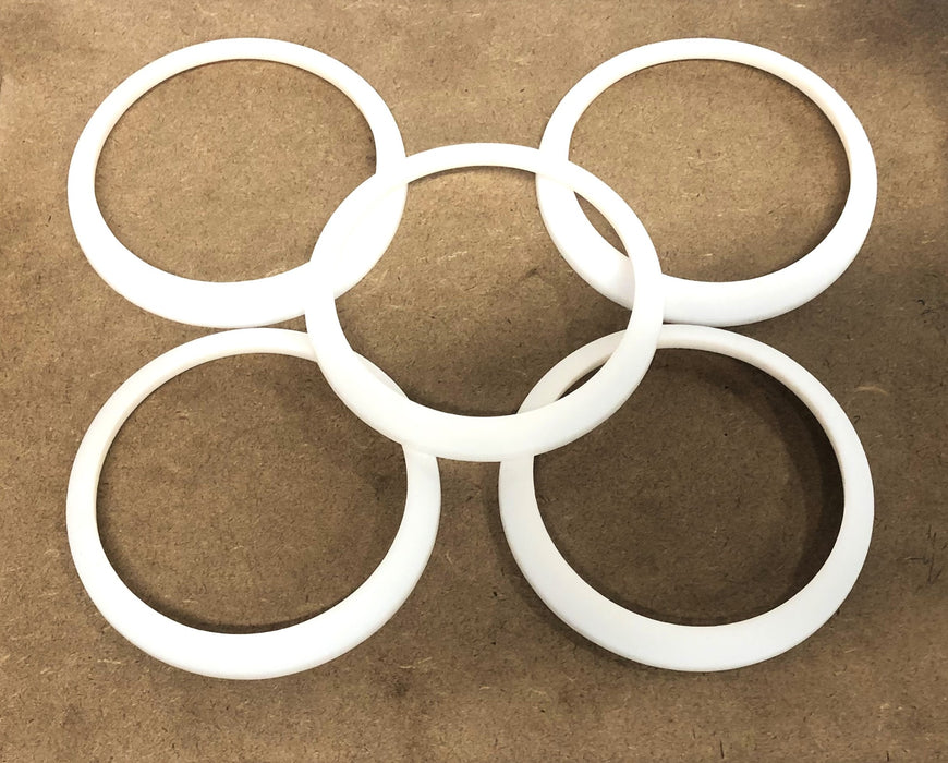 Harrison 3 Inch Teflon Bevel Seat Gasket 40-BSS-3 [Lot of 5] NOS