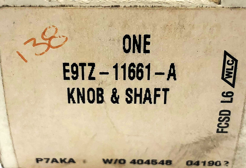 Ford Knob & Shaft E9TZ-11661-A NOS
