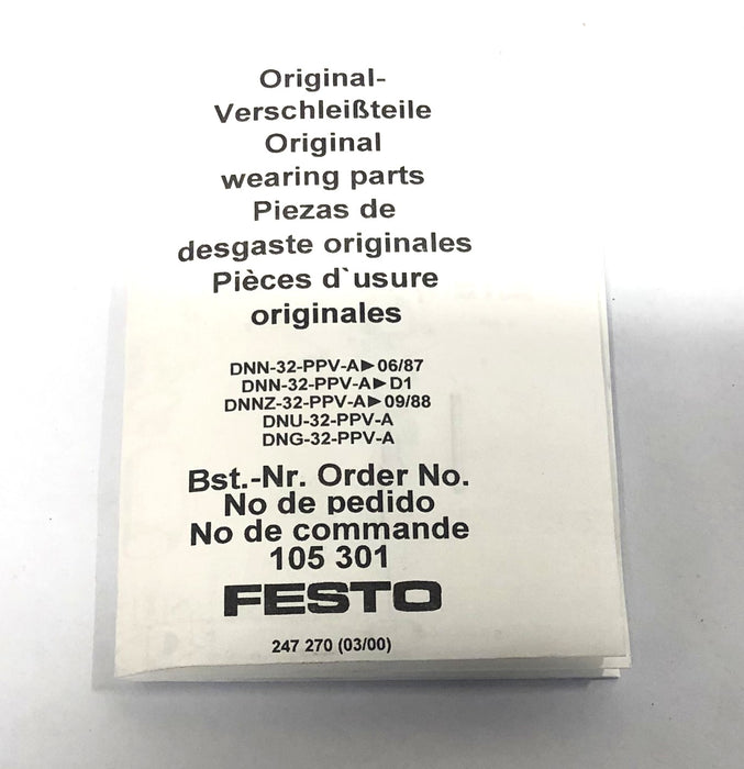 Festo Cylinder Repair Kit DNN-32-PPV-A (105301) NOS
