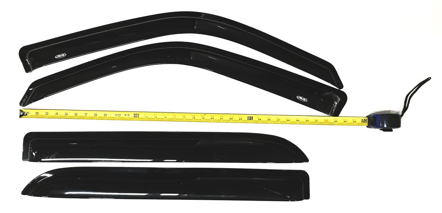 AVS 4-Piece Ventvisor Side Window Deflectors for Ford Expedition 94233 NOS