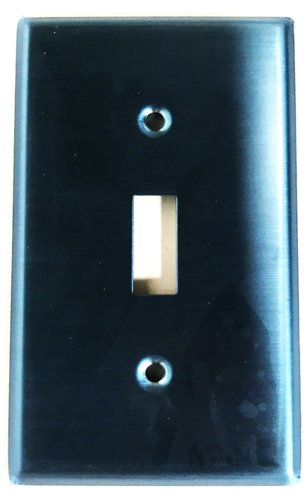 Leviton Stainless Steel Toggle Switch Cover Plate 104-84001-40 [Box of 20] NOS