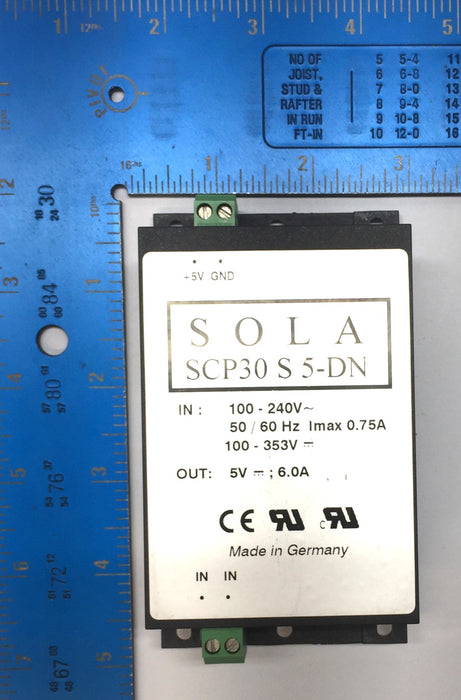 EGS SOLA Hevi-Duty SCP30 100/240V 50/60Hz Power Supply S5-DN NOS