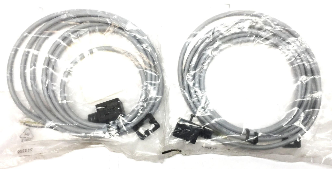 Festo Ser:02-2023:13 Plug Socket w/Cable KMV-1-24DC-2,5-LED(30939)[Lot of 2] NOS