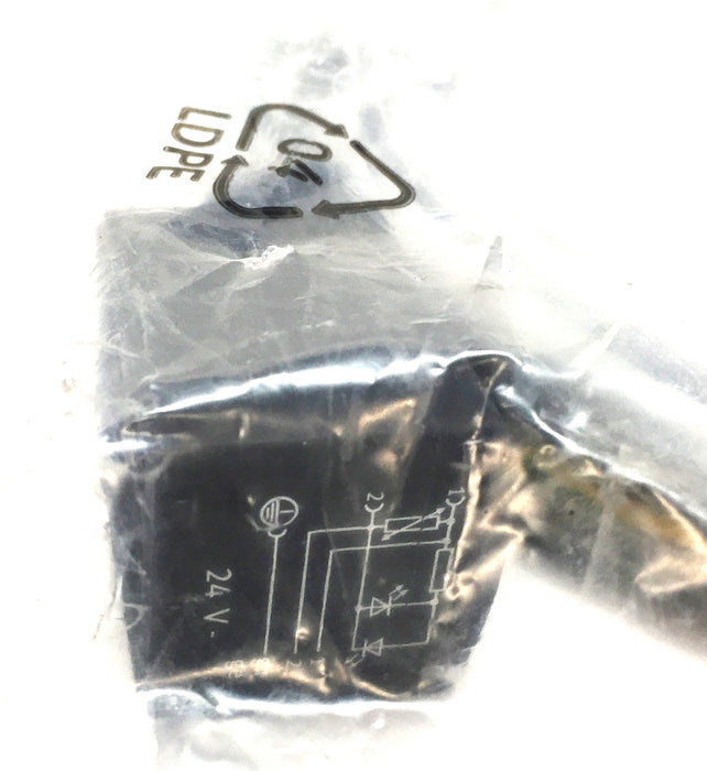 Festo Ser:02-2023:13 Plug Socket w/Cable KMV-1-24DC-2,5-LED(30939)[Lot of 2] NOS