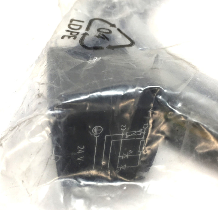 Festo Ser:NO13 Plug Socket w/Cable KMV-1-24DC-2,5-LED(30939)[Lot of 3] NOS