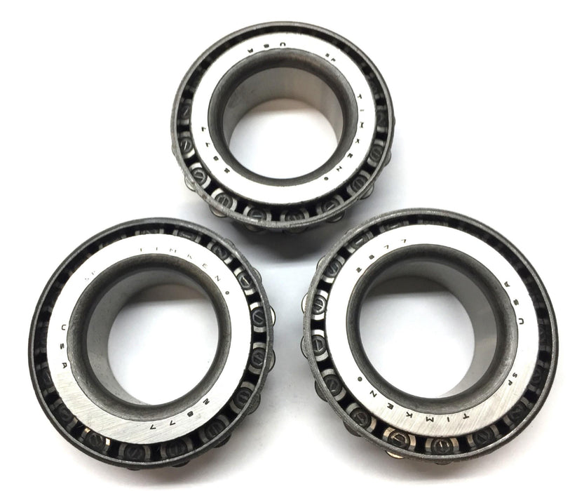 Timken Tapered Cylindrical Roller Bearing Cone 2877 [Lot of 3] NOS