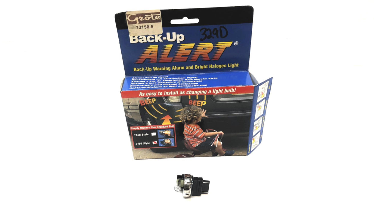 Grote Back-Up Alert Warning Alarm & Halogen Light 73150-5 NOS