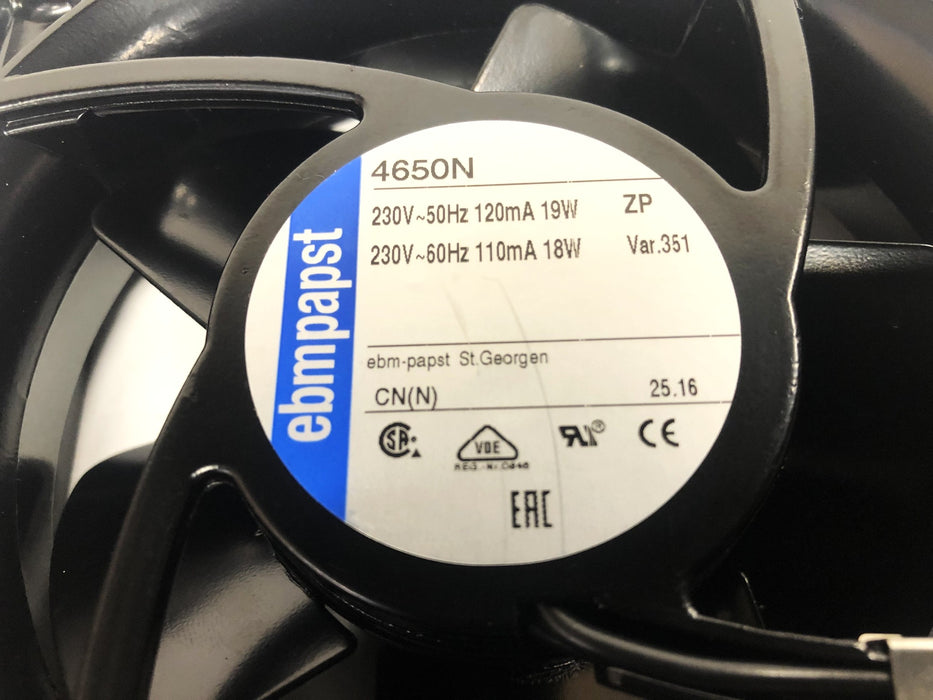 Ebmpapst 230V 50Hz 120mA 19W/230V 60Hz 110mA 18W Cooling Fan 4650N NOS