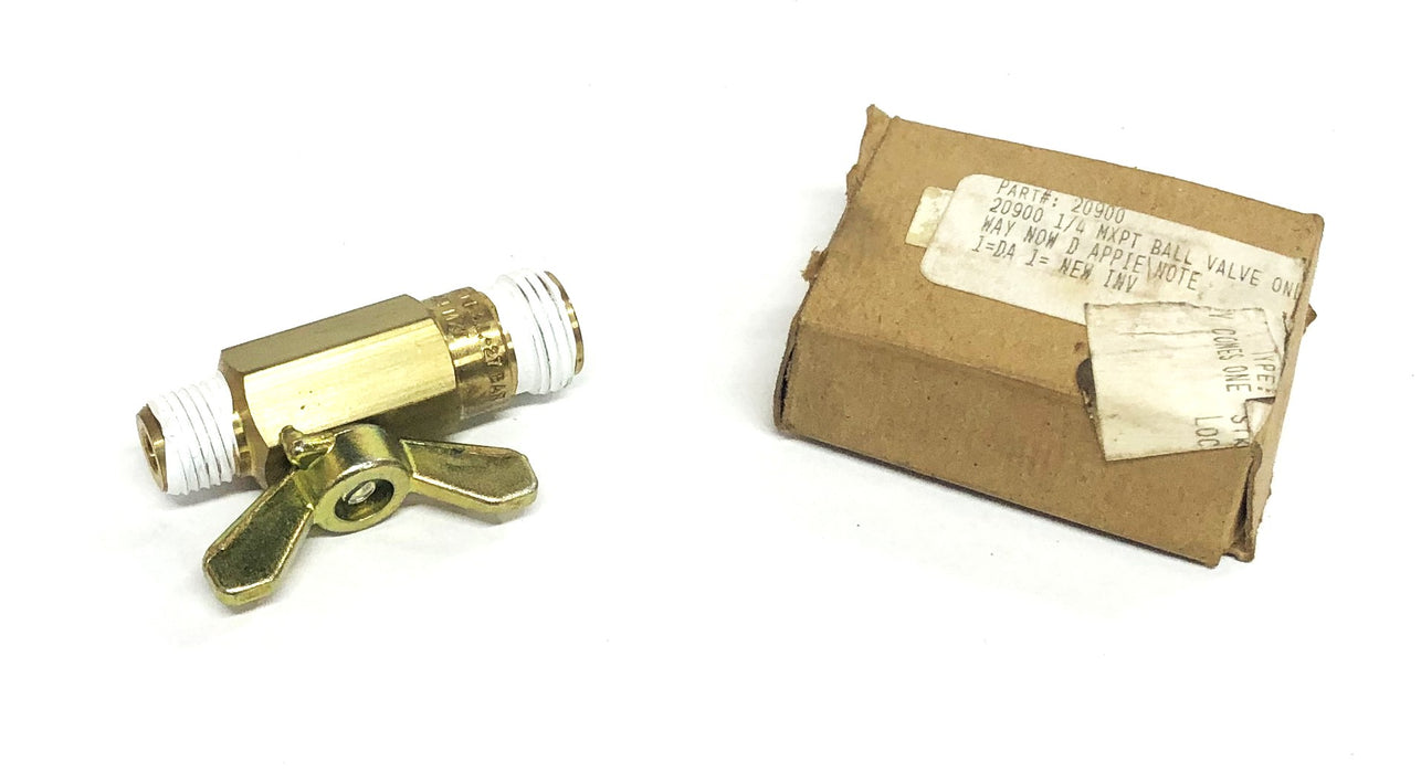 Spraying Systems Co Ball Valve 20900-1/4 MXT NOS