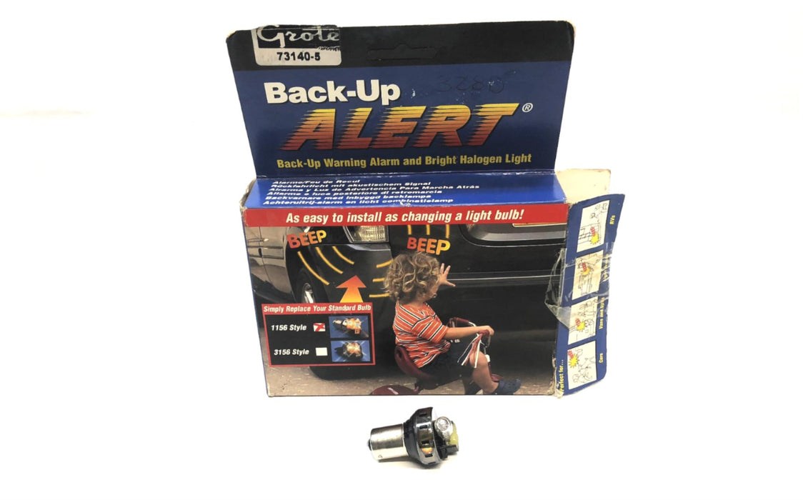 Grote Back-Up Alert Warning Alarm & Halogen Light 73140-5 NOS