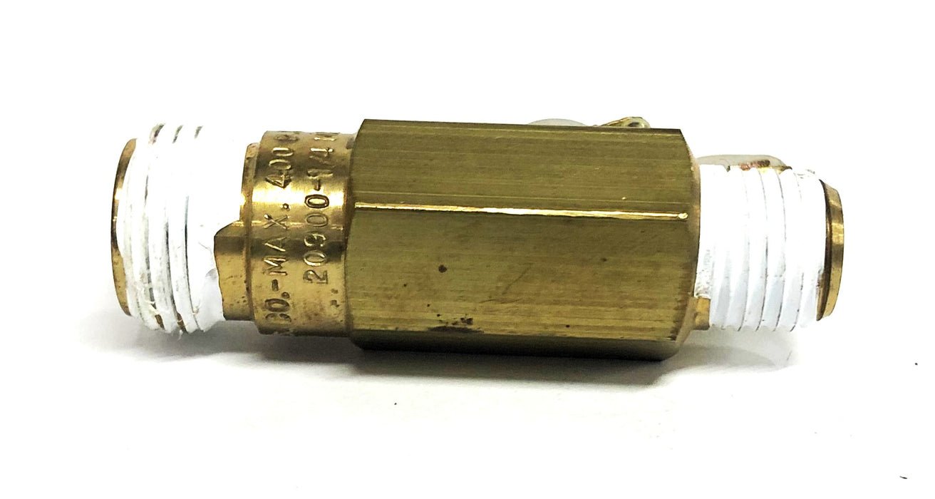 Spraying Systems Co Ball Valve 20900-1/4 MXT NOS