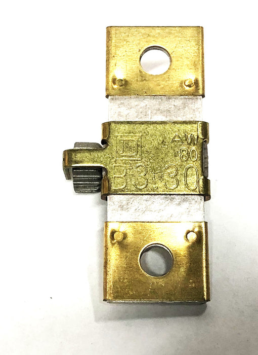 Square D AW 80 Overload Relay Thermal Unit B3.30 (58737 AW) [Lot of 2] NOS