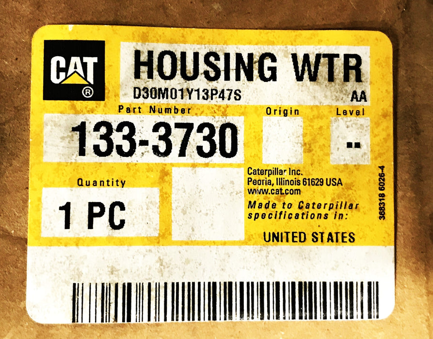 Caterpillar Thermostat Housing 133-3730 NOS