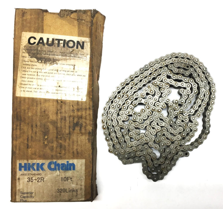 HKK Chain 10' Superior Capacity Plus 320 Link Roller Chain 35-2R NOS
