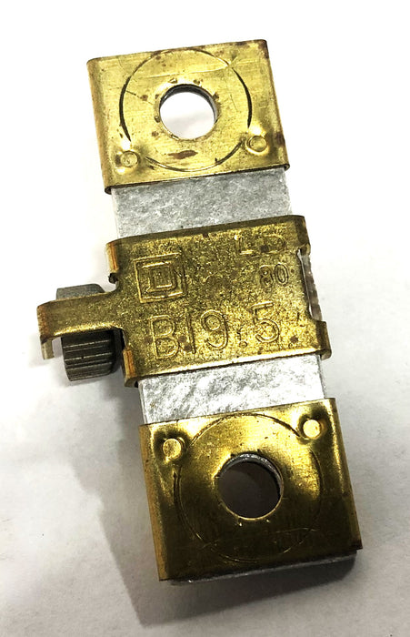 Square D Overload Relay Thermal Unit B19.5 (LD 80) [Lot of 3] NOS