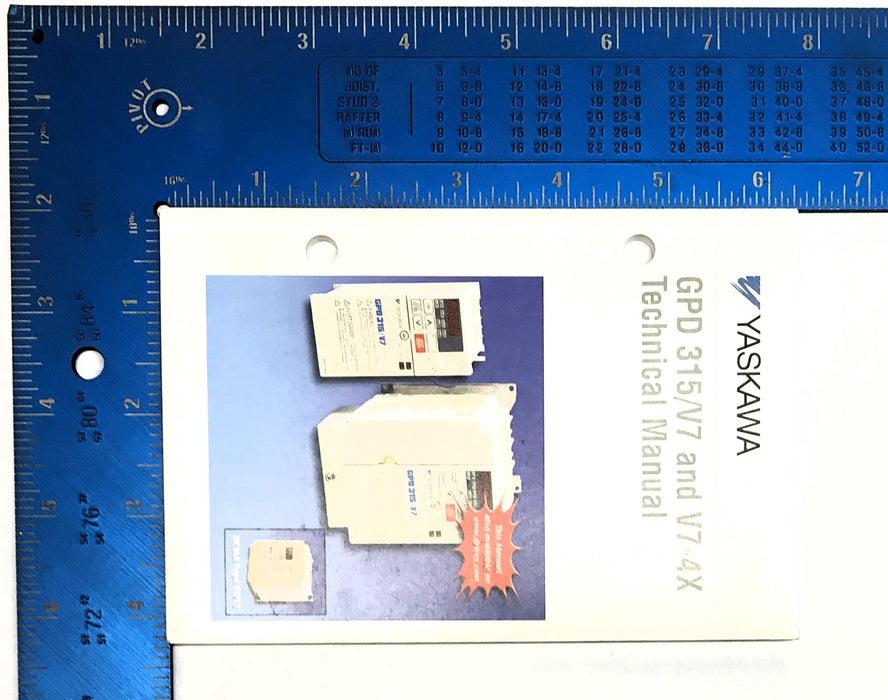 Yaskawa GPD 315/V7 & V7-4X Technical Manual USED
