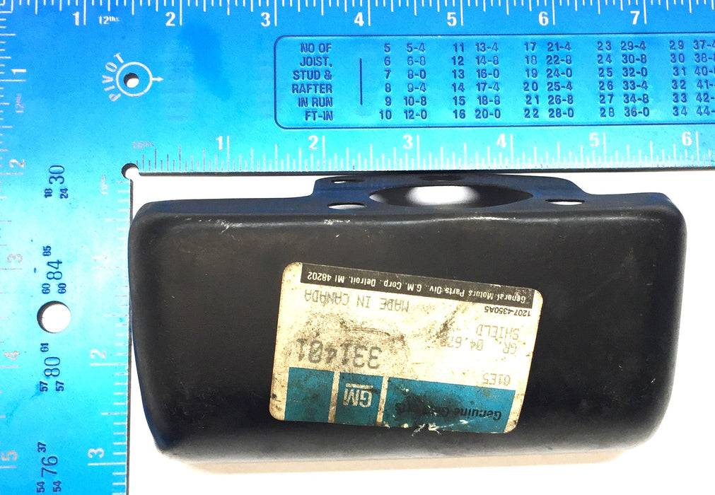 General Motors/GM Black Metal Bracket Shield 331401 NOS