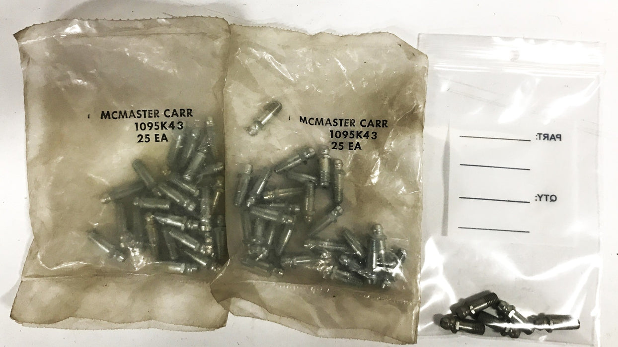 Masterson Carr Tapered Thread Hydraulic Grease Fitting 1095K43 [Lot of 55] NOS