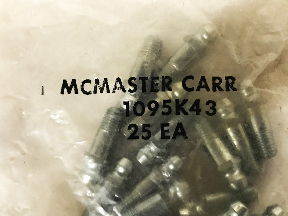 Masterson Carr Tapered Thread Hydraulic Grease Fitting 1095K43 [Lot of 55] NOS