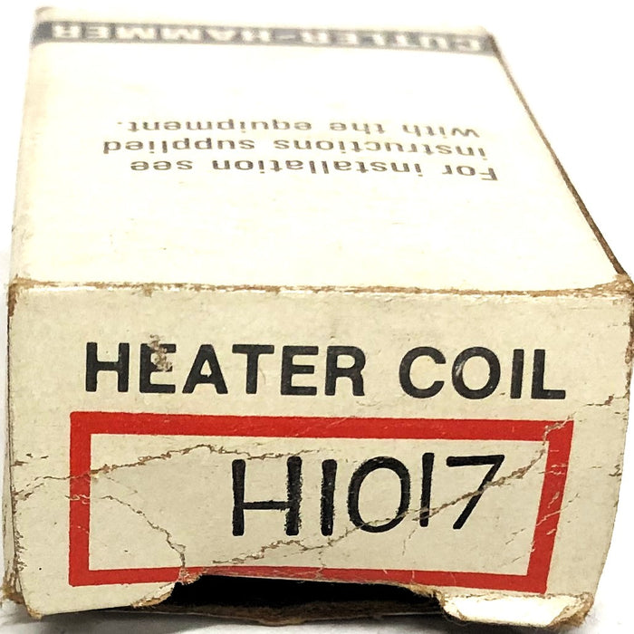 Cutler Hammer Heater Coil H1017 NOS