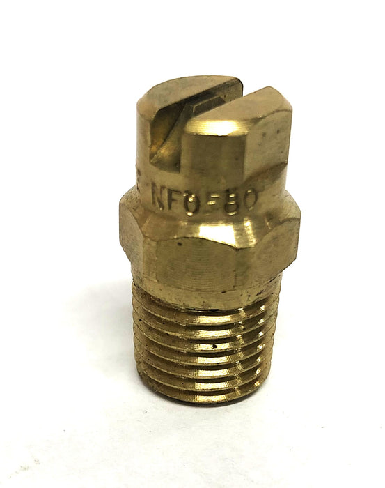 Bete 3/8 Inch Brass Standard Fan Nozzle NFO 580 [Lot of 4] NOS
