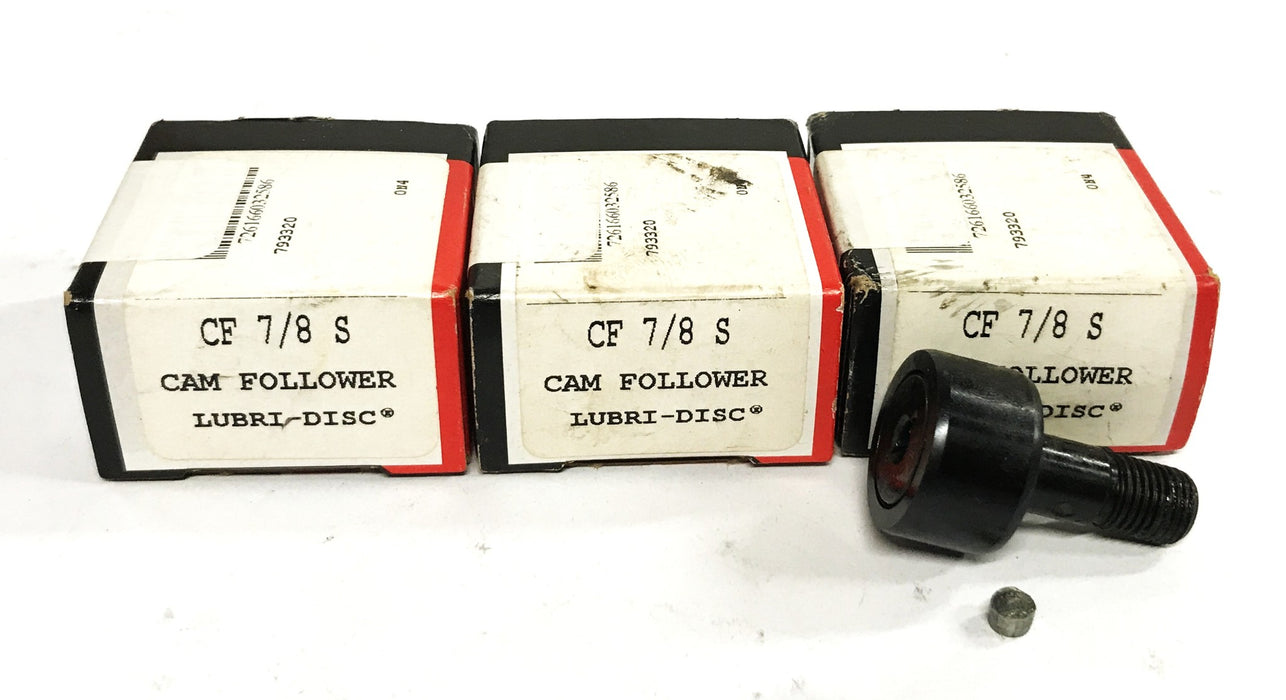 McGill Cam Follower CF-7/8-S [Lot of 3] NOS