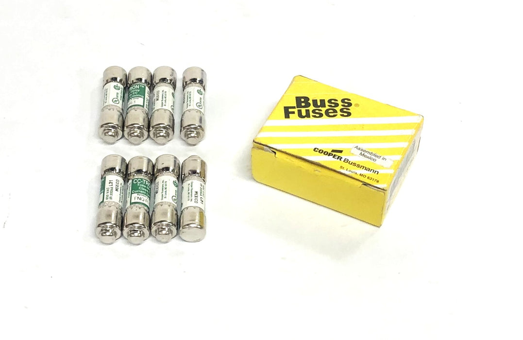 Bussmann CC-Tron Time Delay Current Limiting Fuse FNQ-R-1 [Lot of 8] NOS