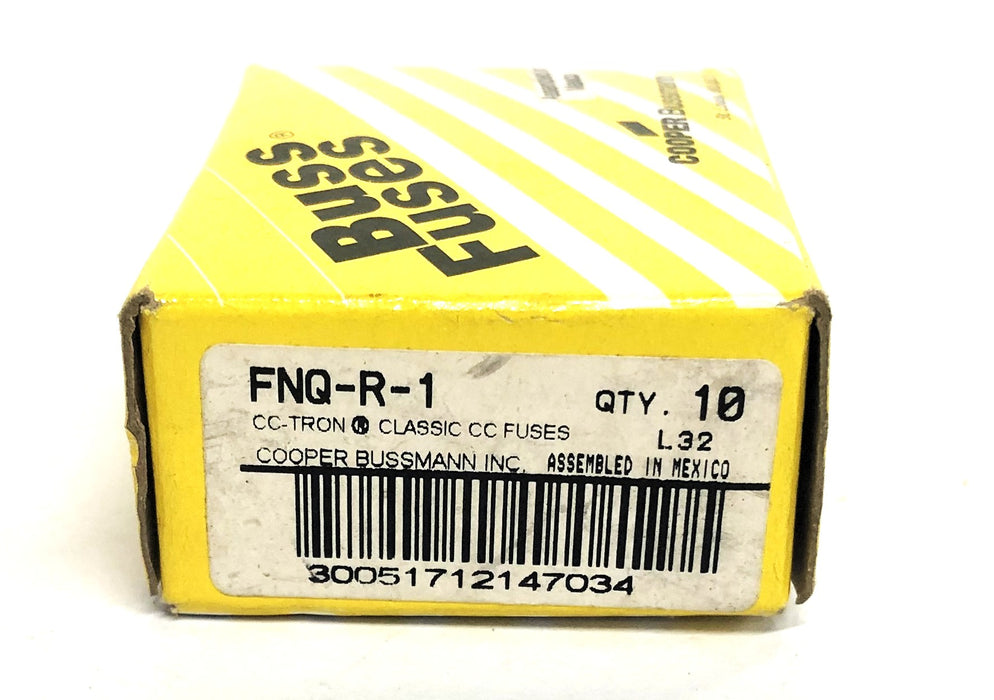 Bussmann CC-Tron Time Delay Current Limiting Fuse FNQ-R-1 [Lot of 8] NOS