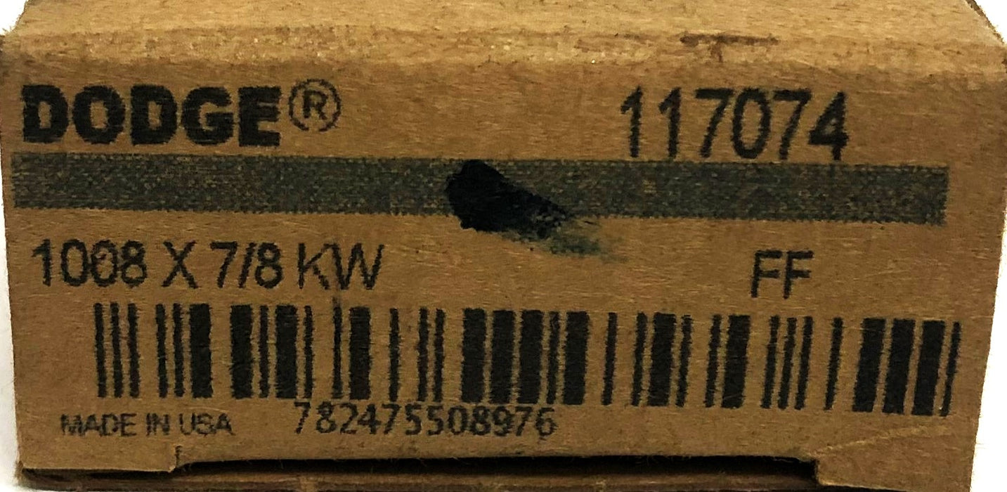Dodge Taper-Lock Split Bushing 1008X7/8 KW (117074) [Lot of 2] NOS