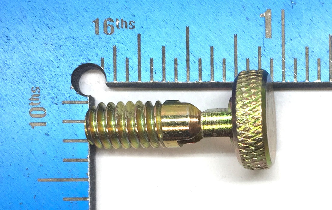 Unbranded 1/4"-20 Locking Knob Knurled Plunger Screw 150-5891 [Lot of 3] NOS