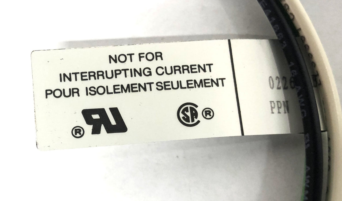 Woodhead Brad Harrison 3P Female Straight 12IN Lead Pigtail 1R3004A20A120 NOS