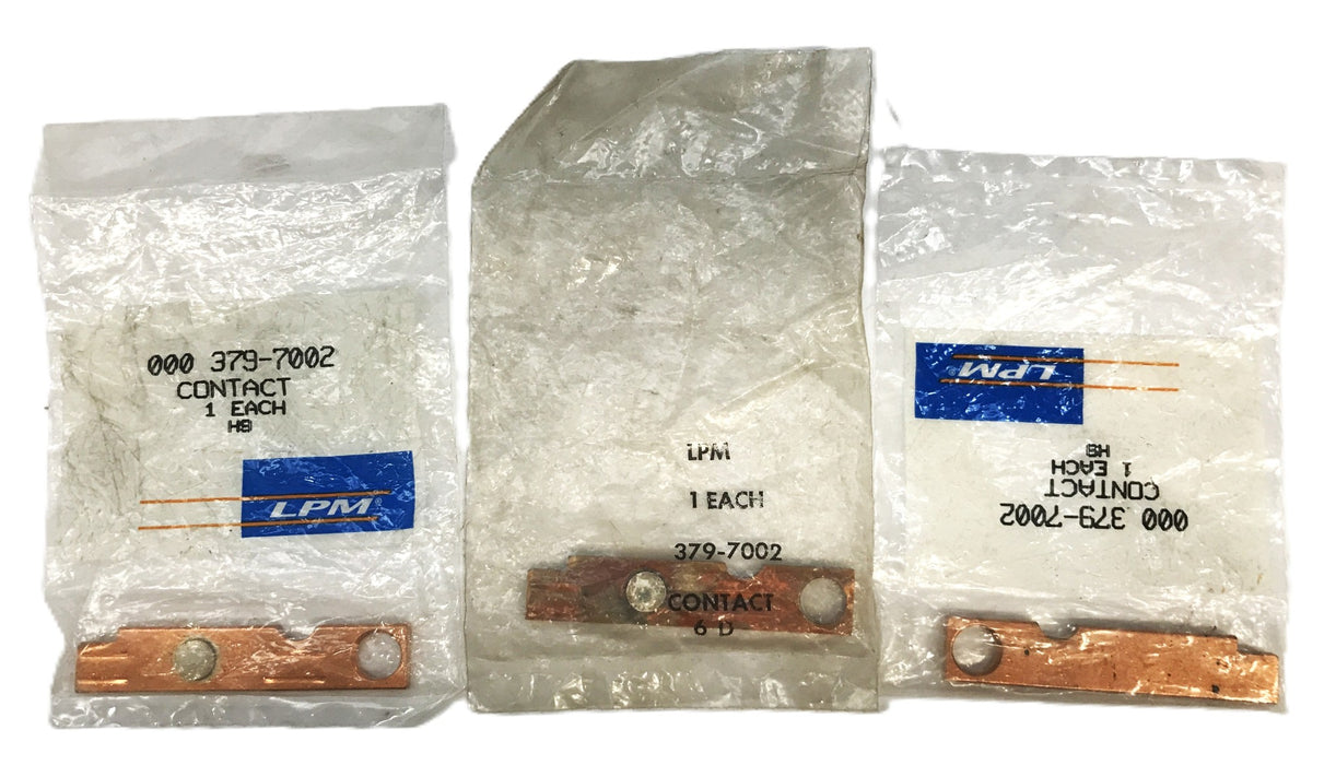 LPM Forklift Copper Contact 379-7002 [Lot of 3] NOS