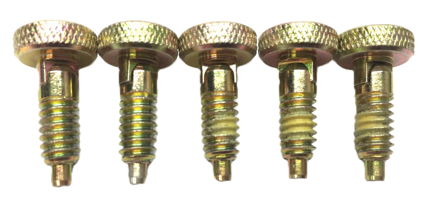 Unbranded 1/4"-20 Locking Knob Knurled Plunger Screw 150-5891 [Lot of 5] NOS